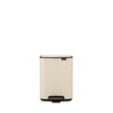 Prullenbak 4.0l Bo pedaal Brabantia soft beige