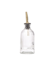 Olieflesje 22.0cl glas Striped met gouden schenker Genware