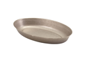 Serveerschaal ovaal 24.5x15.0cm rvs vintage steel