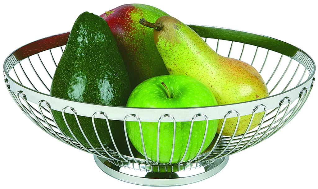Fruit/broodmand 25.5cm rvs