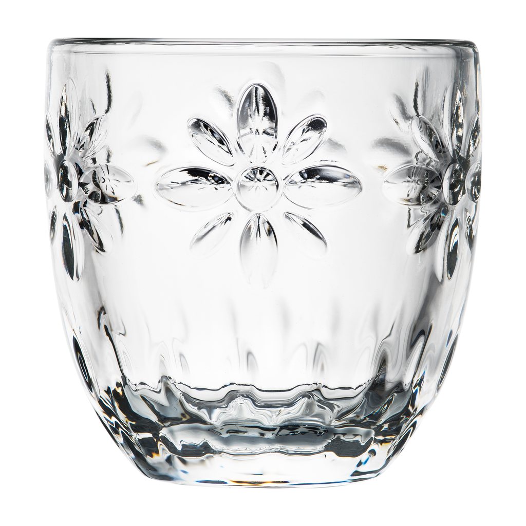 Espressoglas 10.0cl Troquet fleurs La Rochere