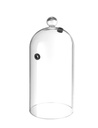 Stolp/afdekkap 13.0cm met ventilatieopening (H)28.5cm borosilicaat Hendi