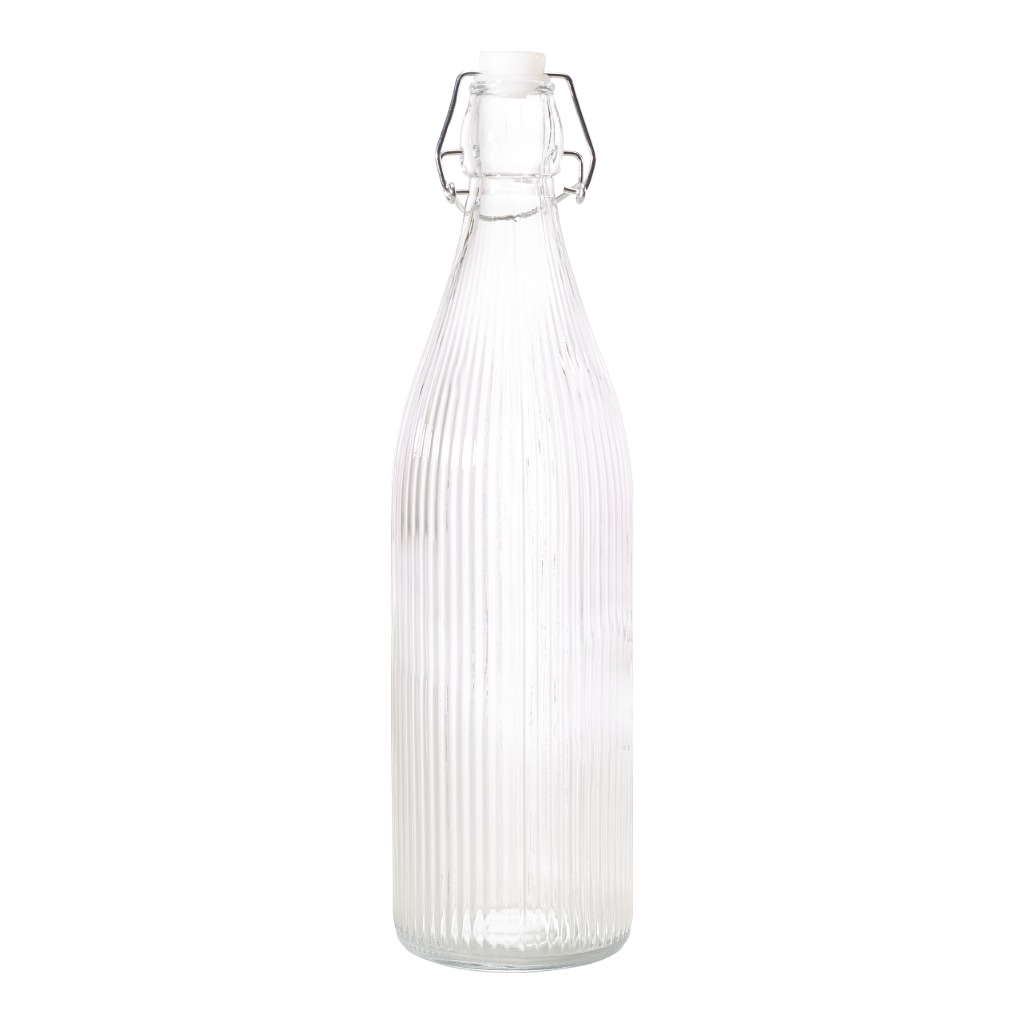 Fles/karaf 1.0L Striped swing Genware