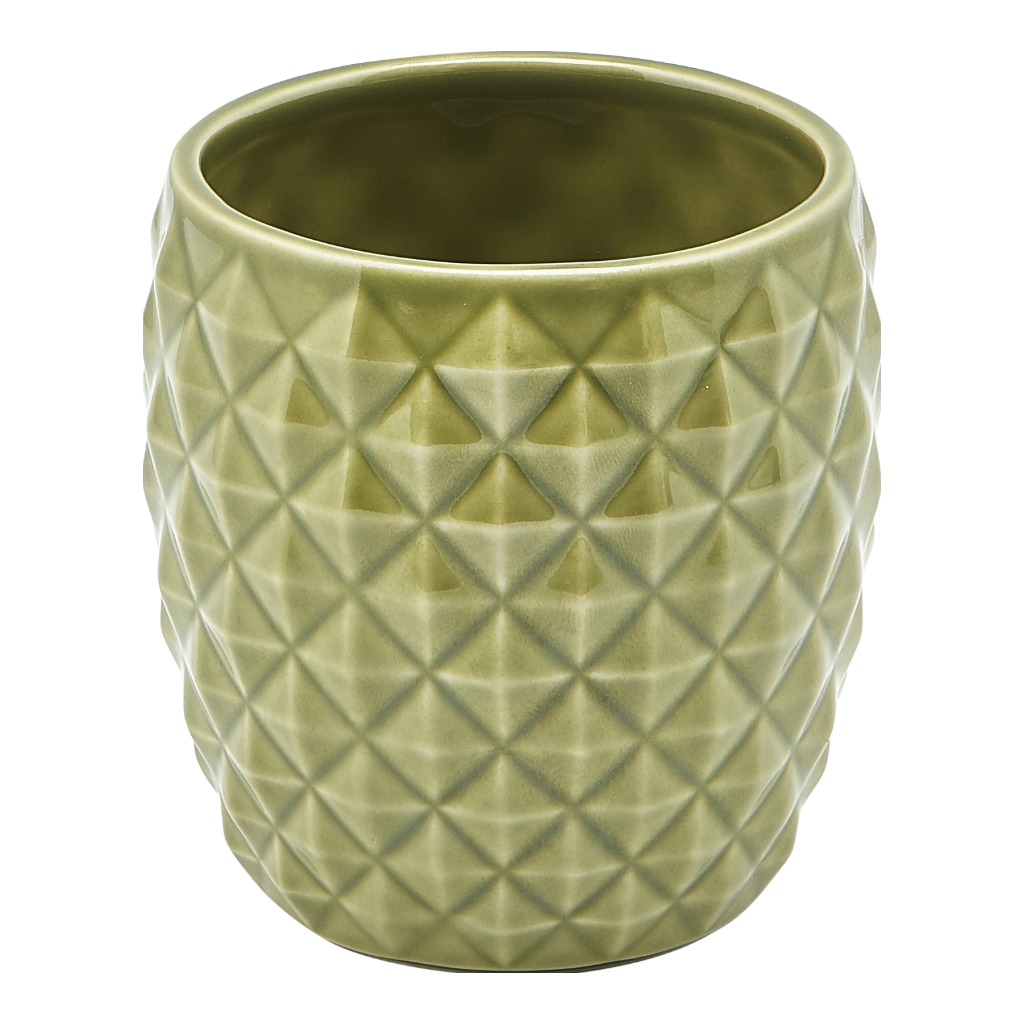 Mok tiki 40.0cl ananas groen steengoed Genware