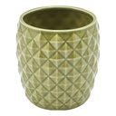 Mok tiki 40.0cl ananas groen steengoed Genware
