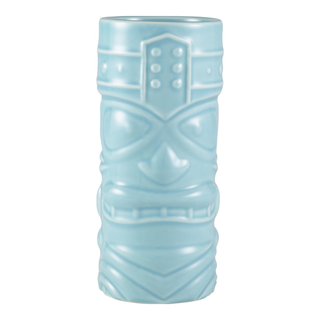 Mok tiki 40.0cl blauw steengoed Genware