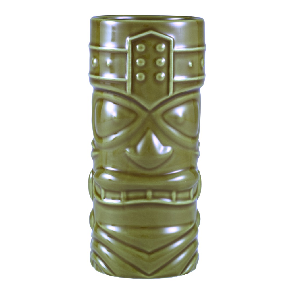 Mok tiki 40.0cl groen steengoed Genware