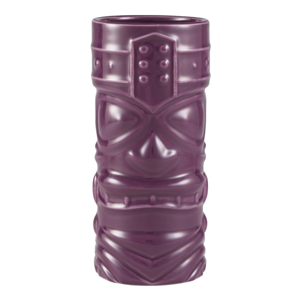 Mok tiki 40.0cl paars steengoed Genware