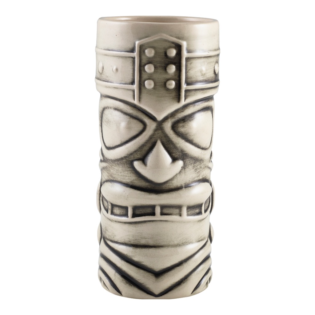 Mok tiki 40.0cl wit steengoed Genware