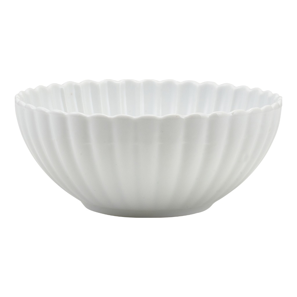 Kom 13.2cm 40.0cl Incise Scalloped Genware