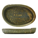 Bord ovaal 28.5x19.0cm Kozo Midori Genware