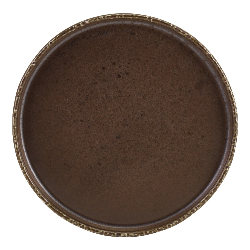 Bord walled 21.0cm Roko Cinder Black Genware