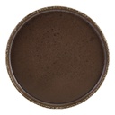 Bord walled 21.0cm Roko Cinder Black Genware
