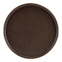 Bord walled 26.0cm Roko Cinder Black Genware