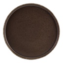 Bord walled 28.0cm Roko Cinder Black Genware