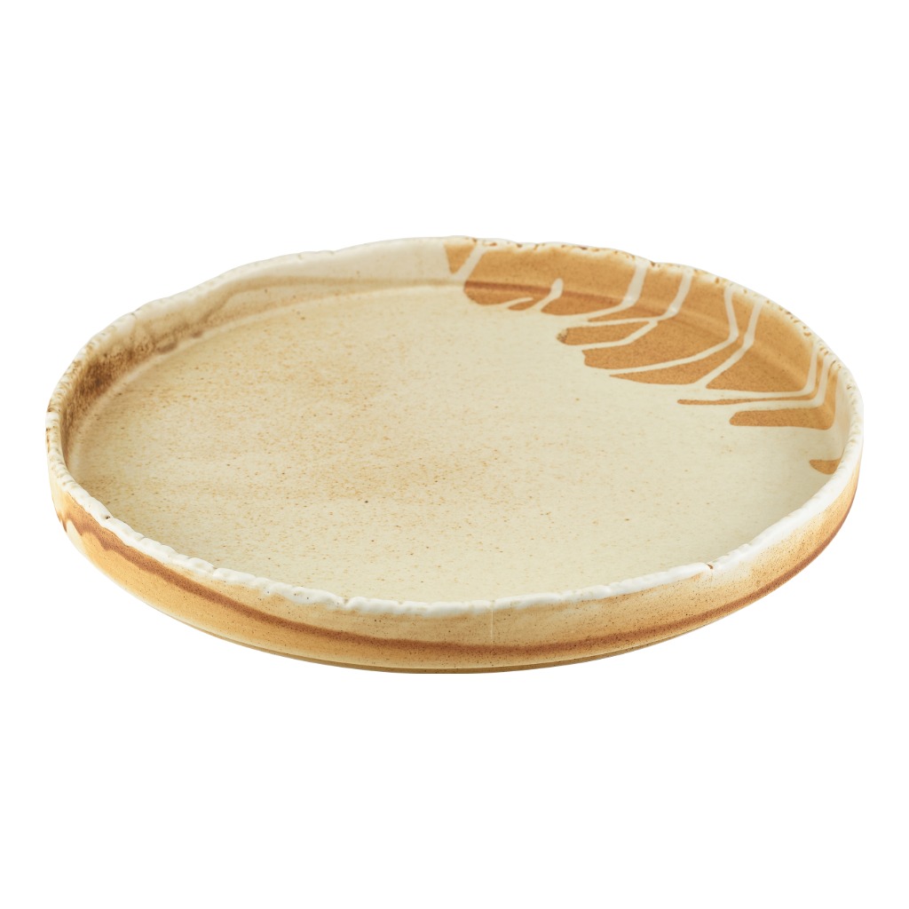 Bord walled 28.0cm Roko Sand Genware