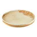 Bord walled 28.0cm Roko Sand Genware
