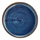 Bord walled 14.0cm Terra Aqua Blue Genware