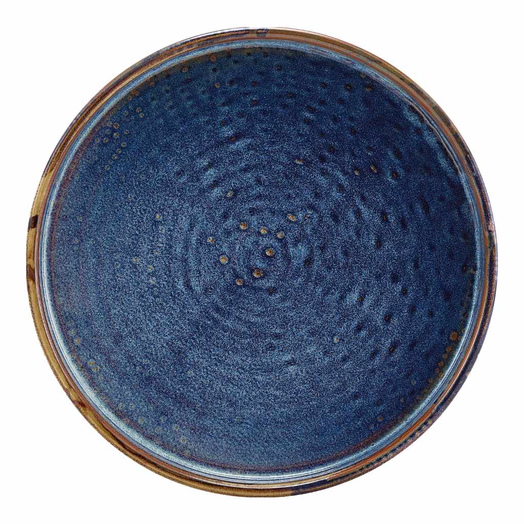 Bord walled low 18.0cm Terra Aqua Blue Genware