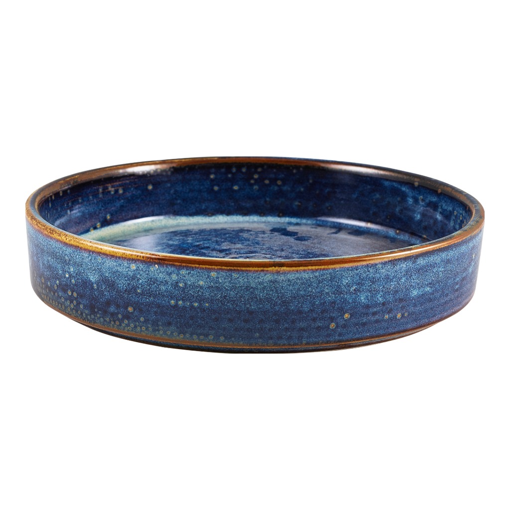 Kom walled 20.5cm 77.5cl Terra Aqua Blue Genware