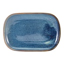 Schaal rechthoek 24.0x16.5cm Terra Aqua Blue Genware