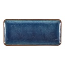 Schaal rechthoek 36.0x16.5cm Terra Aqua Blue Genware