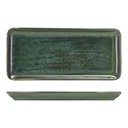 Schaal rechthoek 31.0x14.0cm Terra Aqua Green Genware