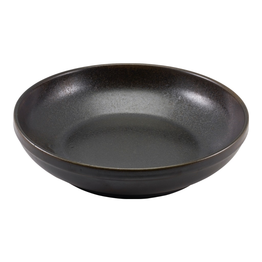 Bord diep coupe 27.5cm Terra Cinder Black Genware