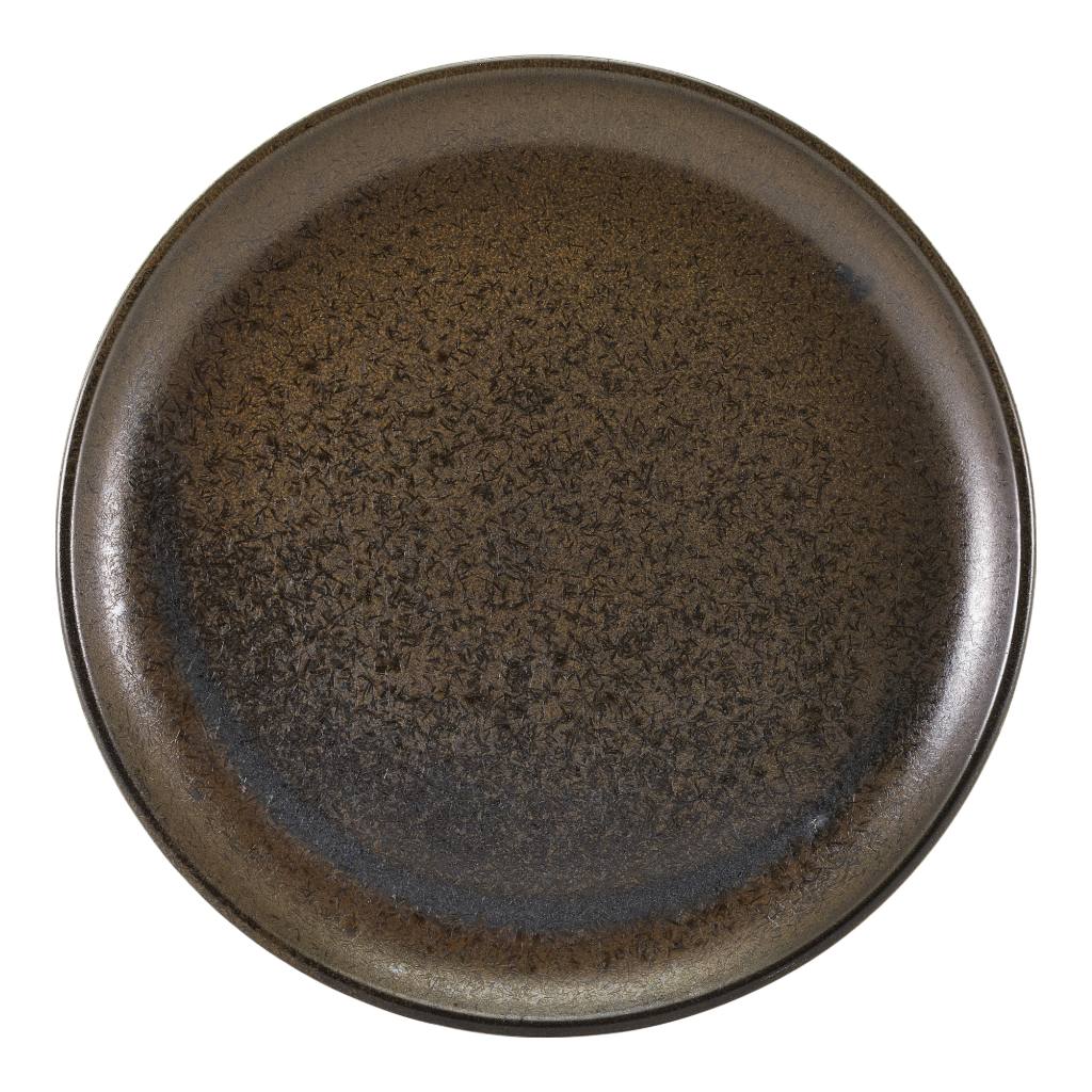Bord plat coupe 30.0cm Terra Cinder Black Genware