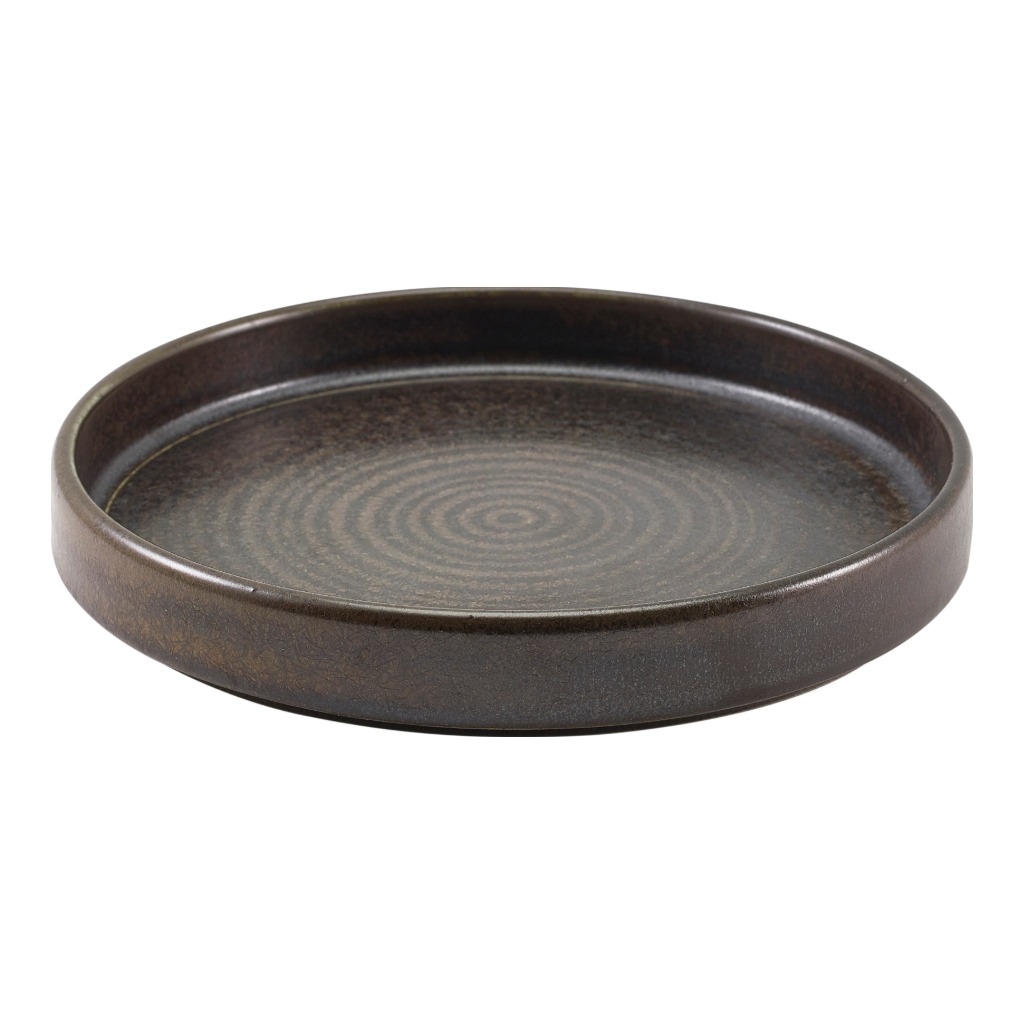 Bord walled 18.0cm Terra Cinder Black Genware