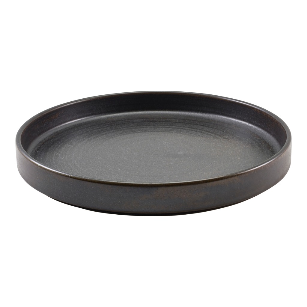 Bord walled 26.0cm Terra Cinder Black Genware