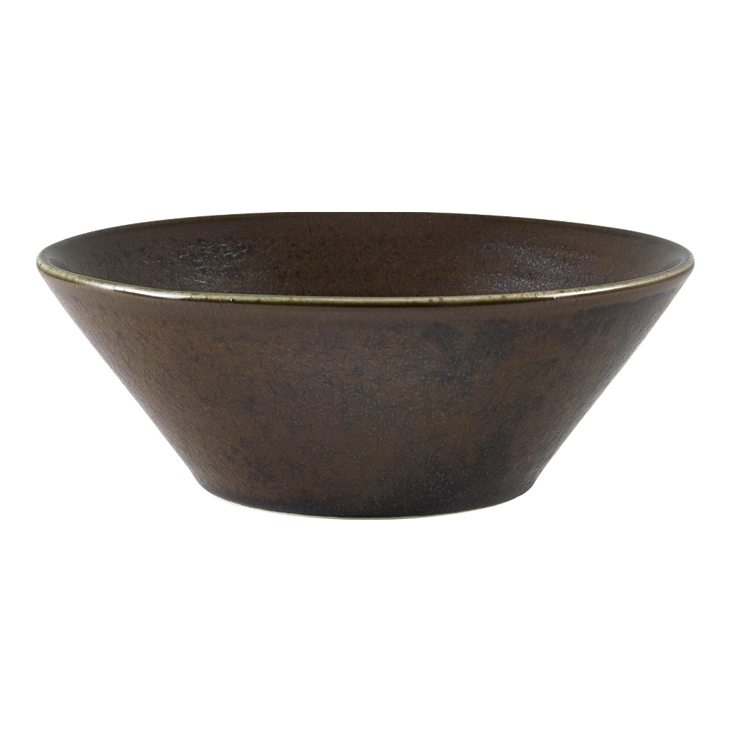 Kom conisch 16.0cm 54.5cl Terra Cinder Black Genware