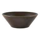 Kom conisch 16.0cm 54.5cl Terra Cinder Black Genware
