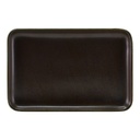 Schaal rechthoek 30.0x20.0cm Terra Cinder Black Genware