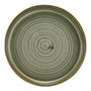 Bord walled 14.0cm Terra Matt Grey Genware