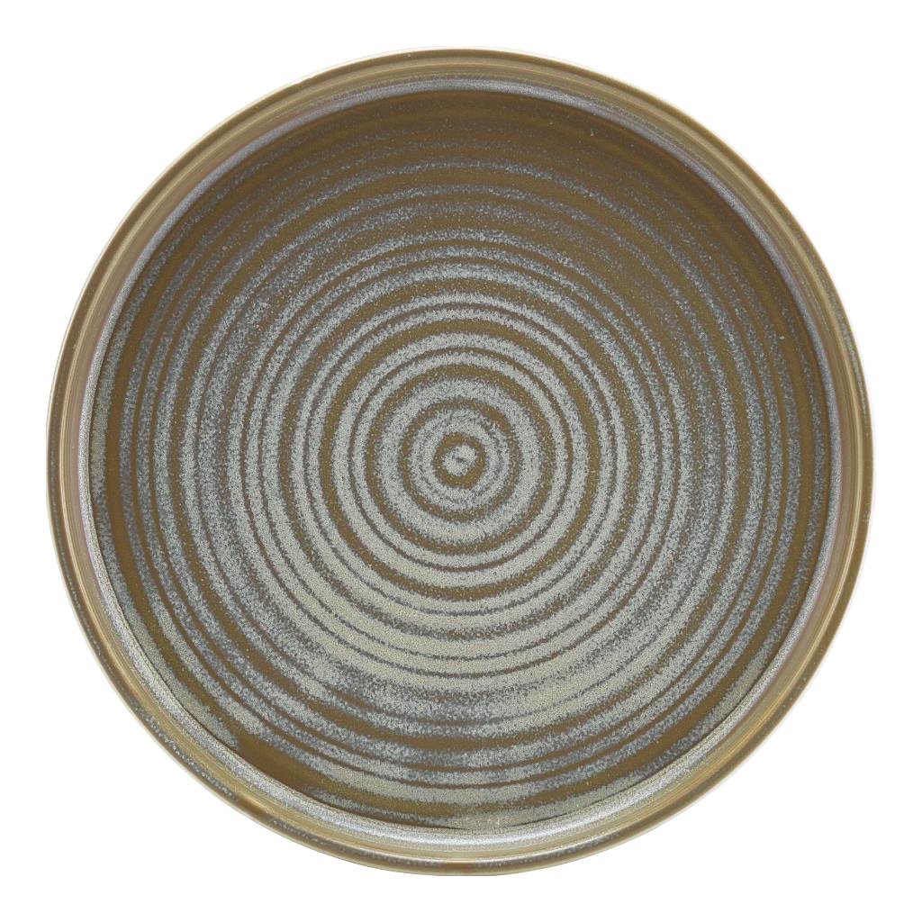 Bord walled 21.0cm Terra Matt Grey Genware