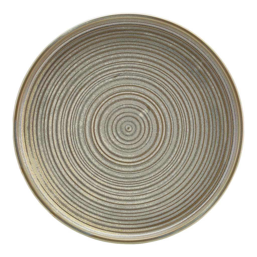 Bord walled 25.0cm Terra Matt Grey Genware