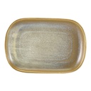 Schaal rechthoek 24.0x16.5cm Terra Matt Grey Genware