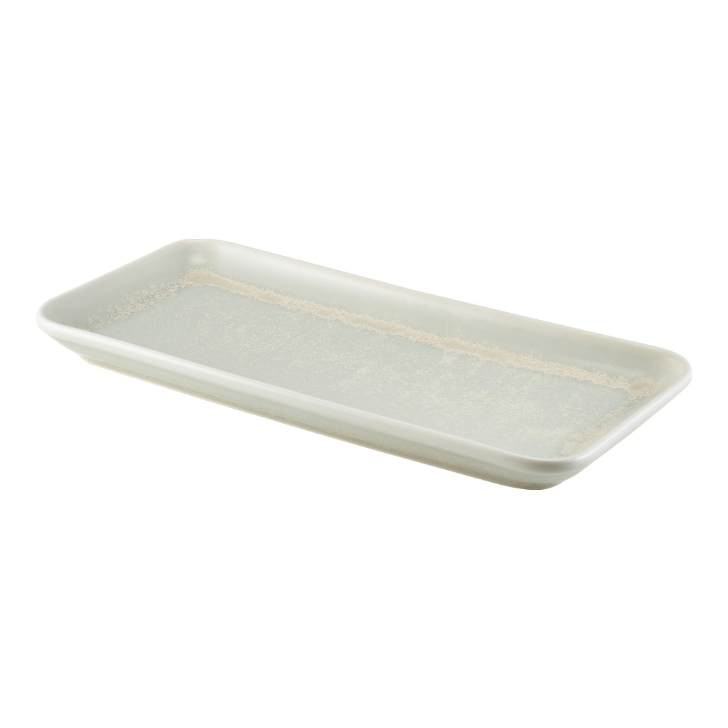 Schaal rechthoek 27.0x12.5cm Terra Pearl Genware