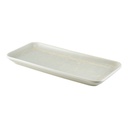 Schaal rechthoek 27.0x12.5cm Terra Pearl Genware