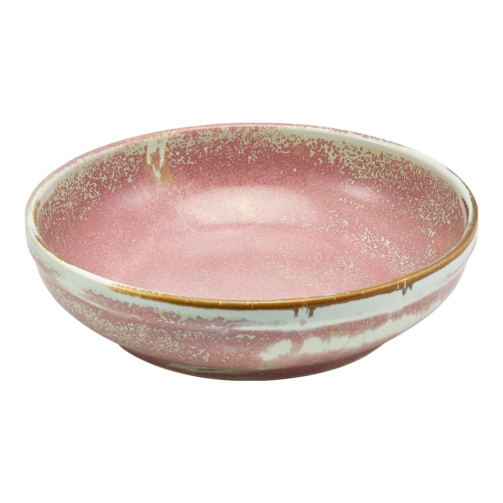 Bord diep coupe 23.0cm Terra Rose Pink Genware