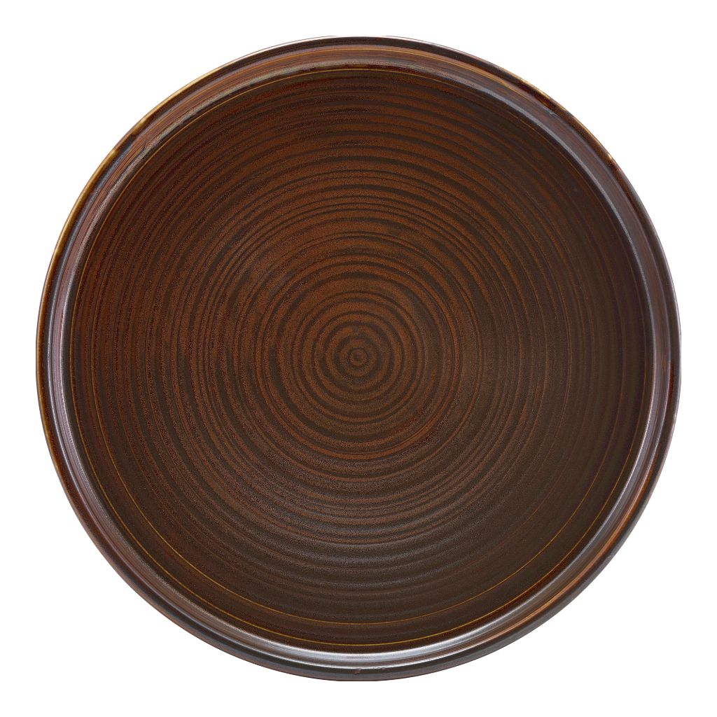 Bord walled 25.0cm Terra Rustic Copper Genware