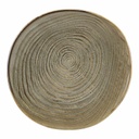 Bord plat coupe organic 21.0cm Terra Smoke Grey Genware