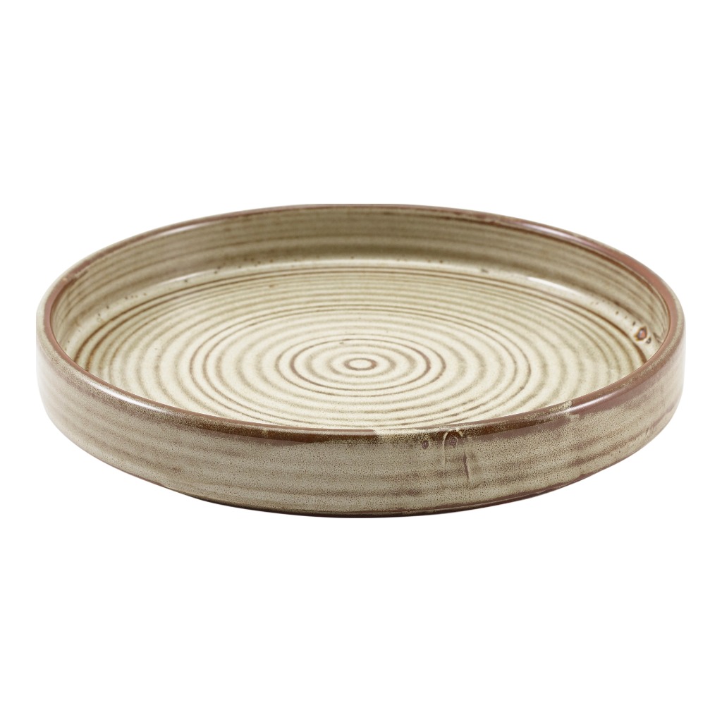 Bord walled 18.0cm Terra Smoke Grey Genware
