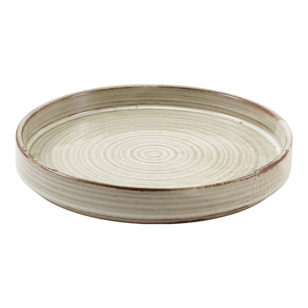 Bord walled 20.5cm Terra Smoke Grey Genware