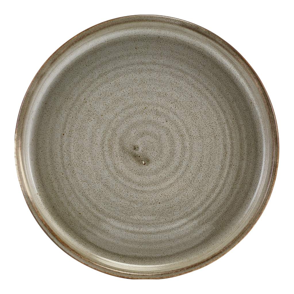 Bord walled 14.0cm Terra Smoke Grey Genware