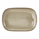 Schaal rechthoek 24.0x16.5cm Terra Smoke Grey Genware