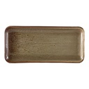 Schaal rechthoek 27.0x12.5cm Terra Smoke Grey Genware