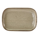 Schaal rechthoek 29.0x19.5cm Terra Smoke Grey Genware
