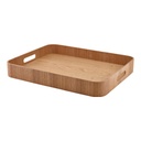 Dienblad met handvat 45.5x36.0cm houtfineer licht hout Genware